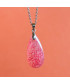 Pendentif Agate rose