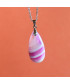 Pendentif Agate rose