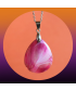 Pendentif Agate rose