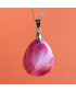 Pendentif Agate rose