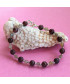 Bracelet en Grenat et en Labradorite