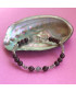 Bracelet en Grenat et en Labradorite