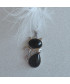 Pendentif Chat en Agate noire