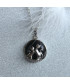 Pendentif Chat en Agate noire