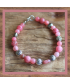 Bracelet Lotus en Rhodochrosite