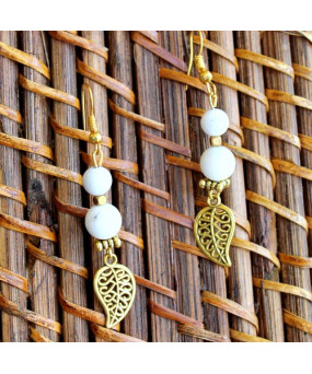 Boucles d'Oreilles feuilles...