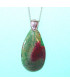 Pendentif Agate vert et violet