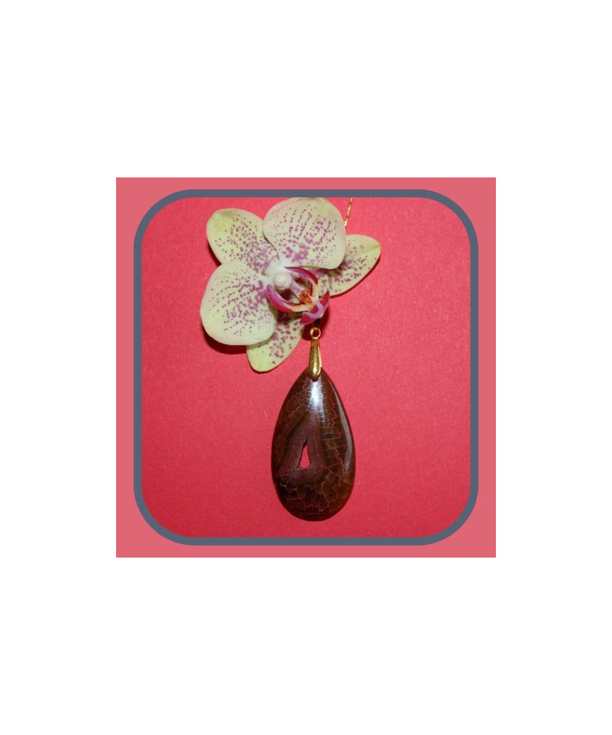 Pendentif Agate trouée