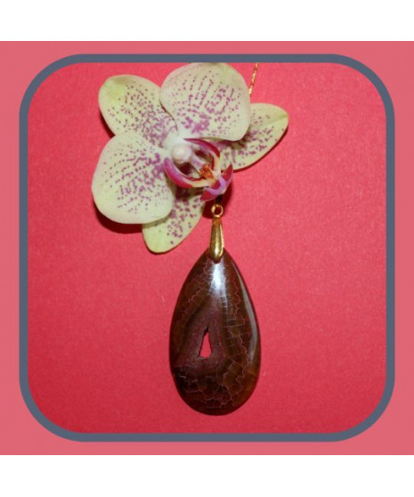 Pendentif Agate trouée