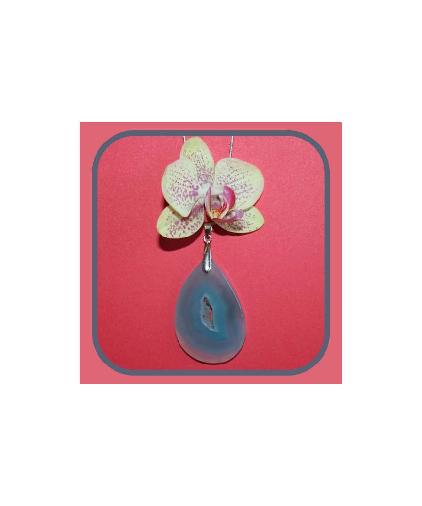 Pendentif Agate trouée