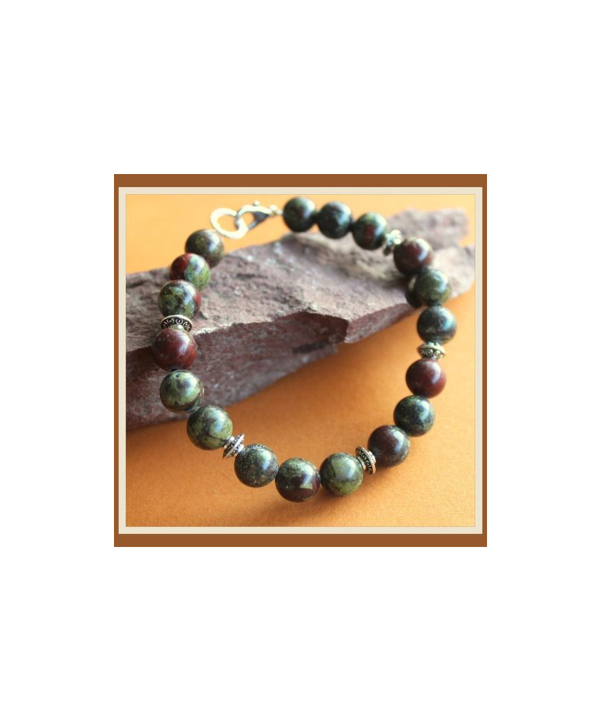 Bracelet en Jaspe sanguin