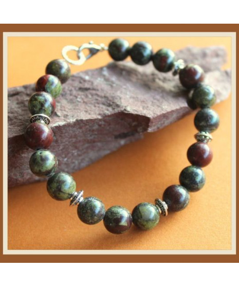 Bracelet en Jaspe sanguin