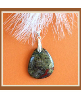 Pendentif en Jaspe sanguin