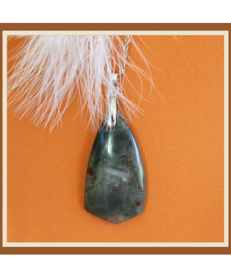 Pendentif en Jaspe sanguin