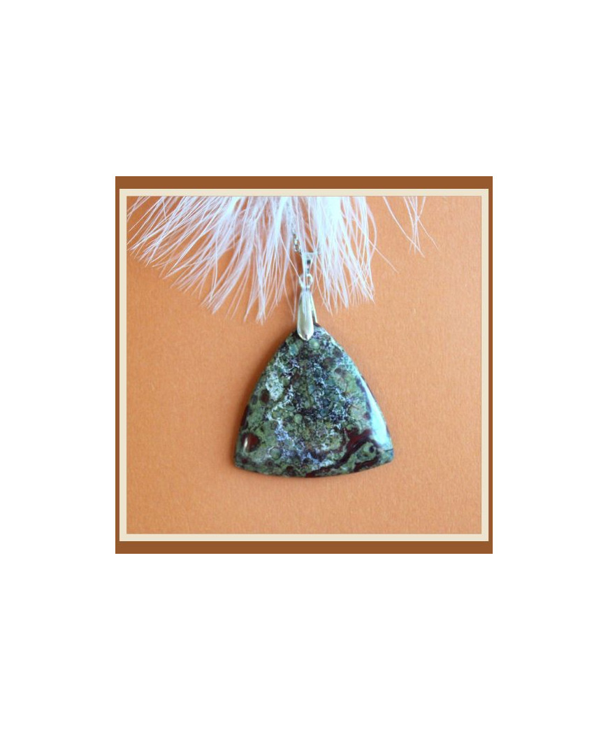 Pendentif en Jaspe sanguin