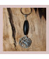 Porte-clefs Dragon en Agate noire