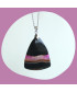 Pendentif Agate noire et violette