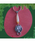 Porte-clefs Loup en Agate