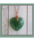 Pendentif Cœur en Aventurine