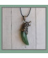 Pendentif Loup en Aventurine
