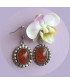 Boucles d'oreilles en Ambre