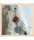 Porte-clefs 4 saisons en Agate orange