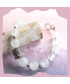 Bracelet Bouddha en Quartz rose