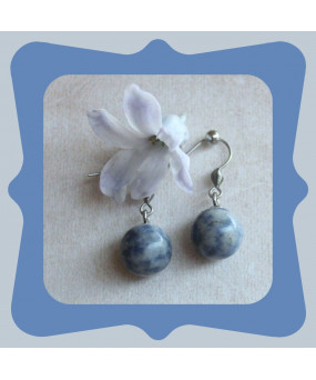 Boucles d'oreilles boules...