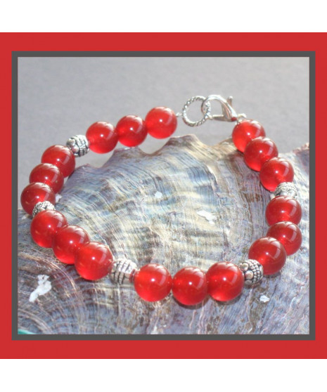 Bracelet en Cornaline