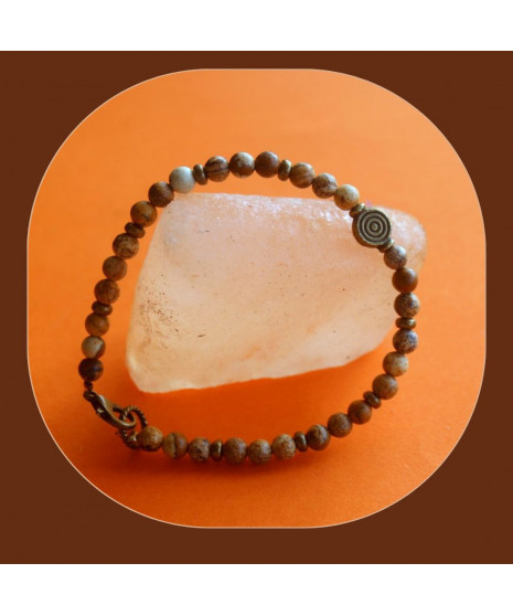 Bracelet  en Jaspe paysage