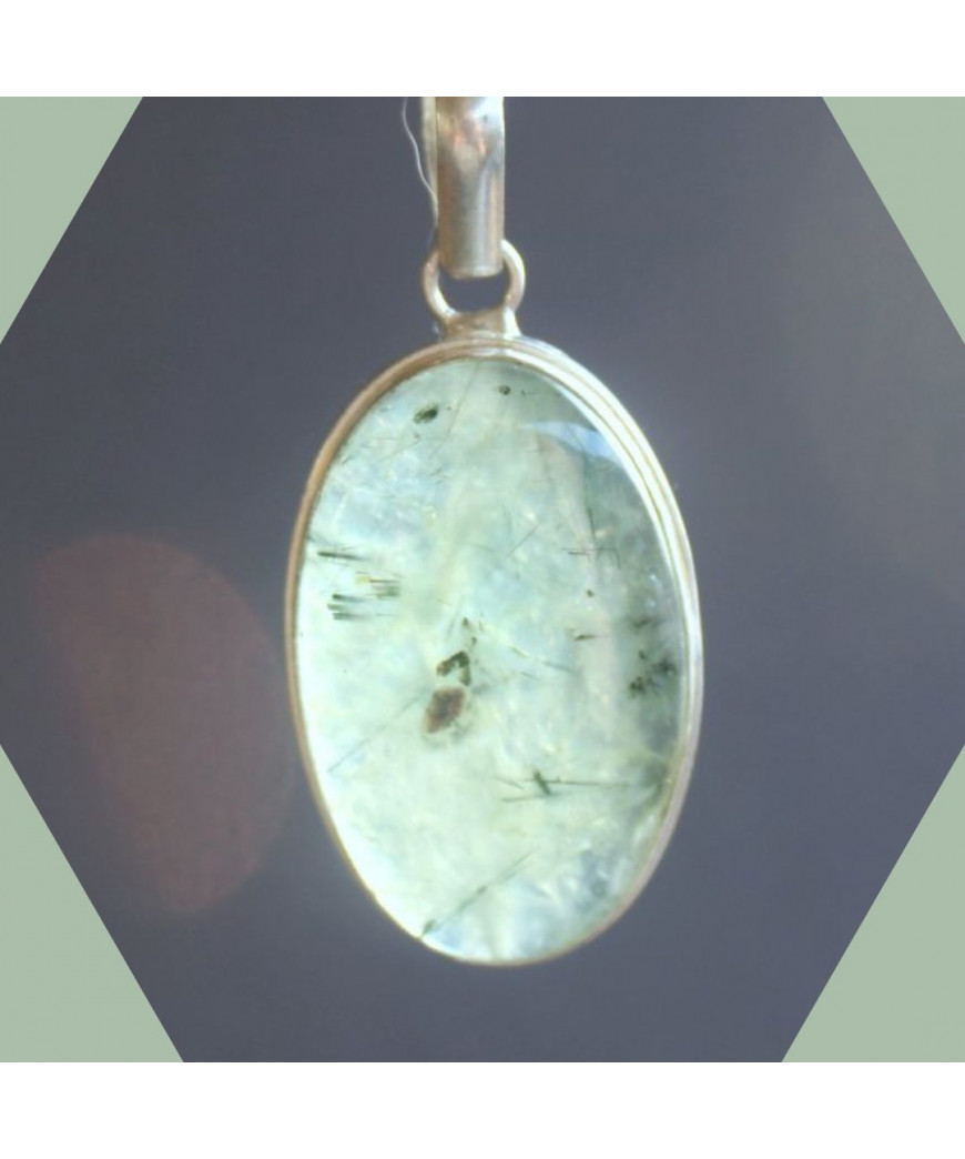 Pendentif Prehnite