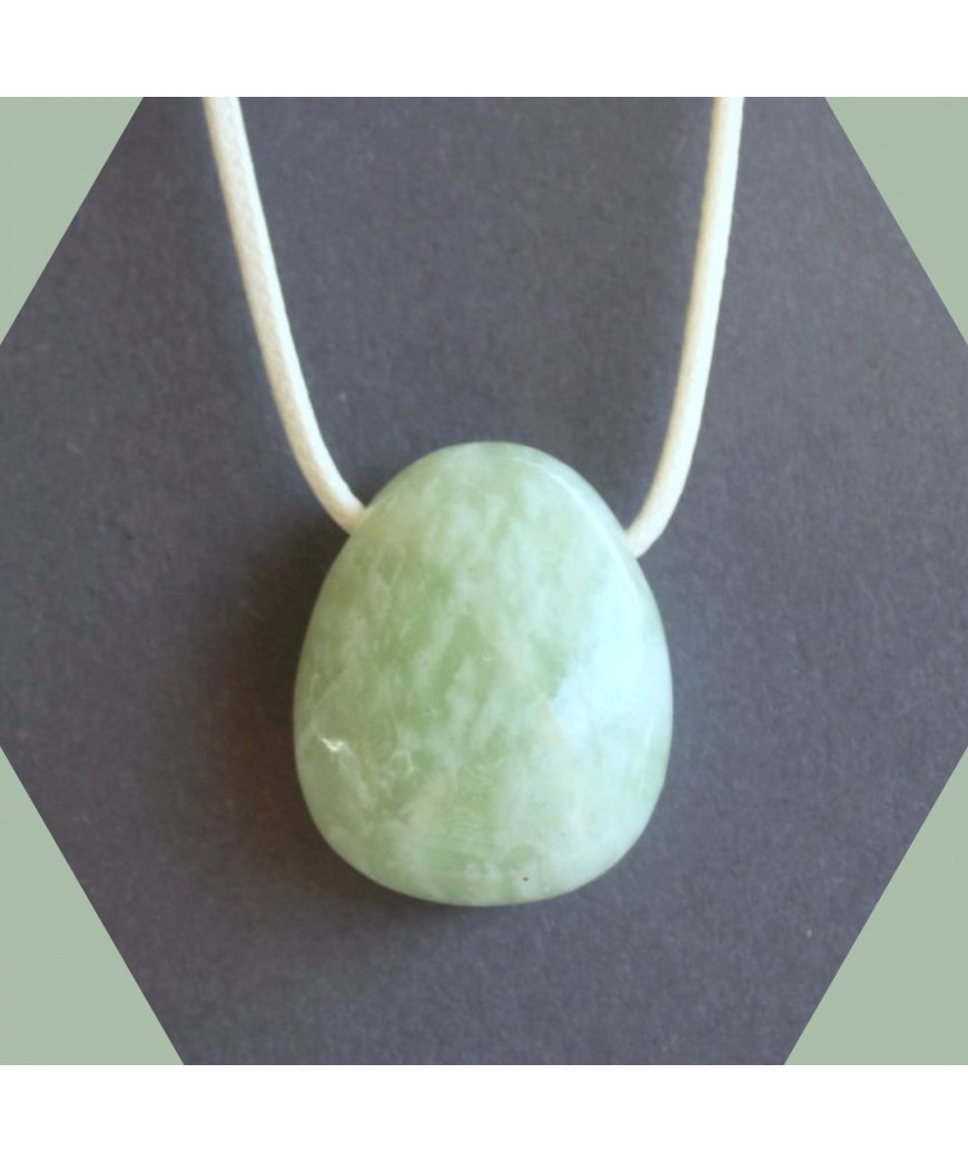 Pendentif Prehnite