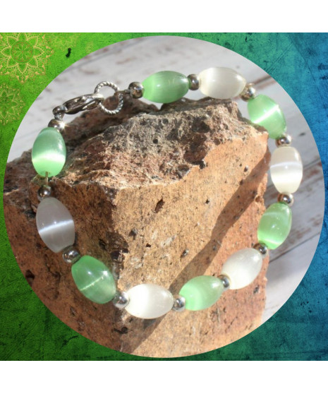 Bracelet en Agate Œil de chat