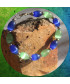 Bracelet  en Agate Œil de chat bleu et vert