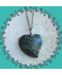 Pendentif Cœur en Séraphinite