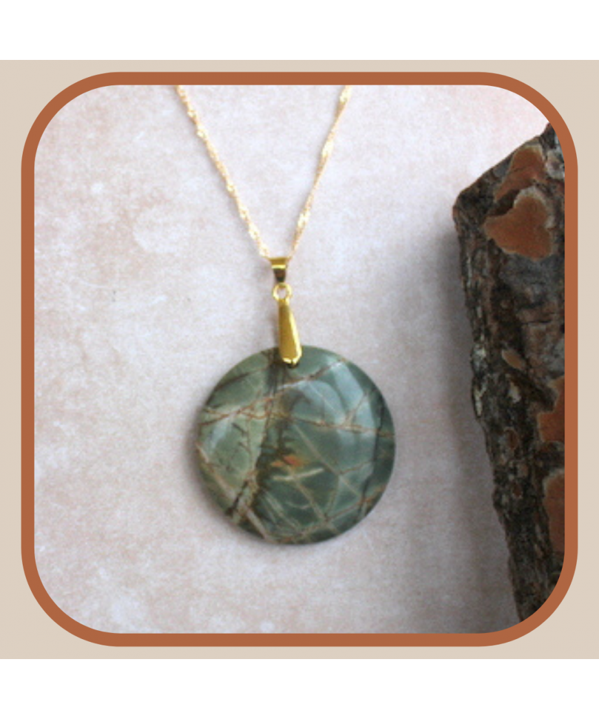 Pendentif Jaspe Picasso