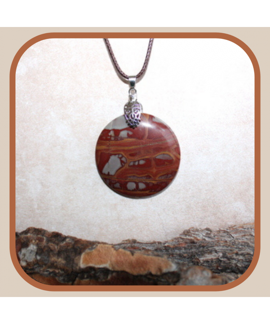 Pendentif Jaspe Picasso