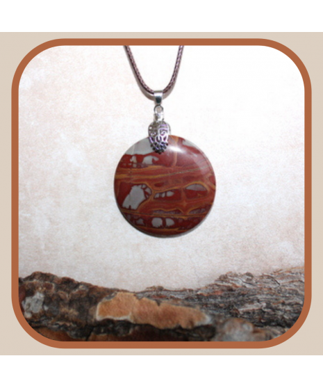 Pendentif Jaspe Picasso