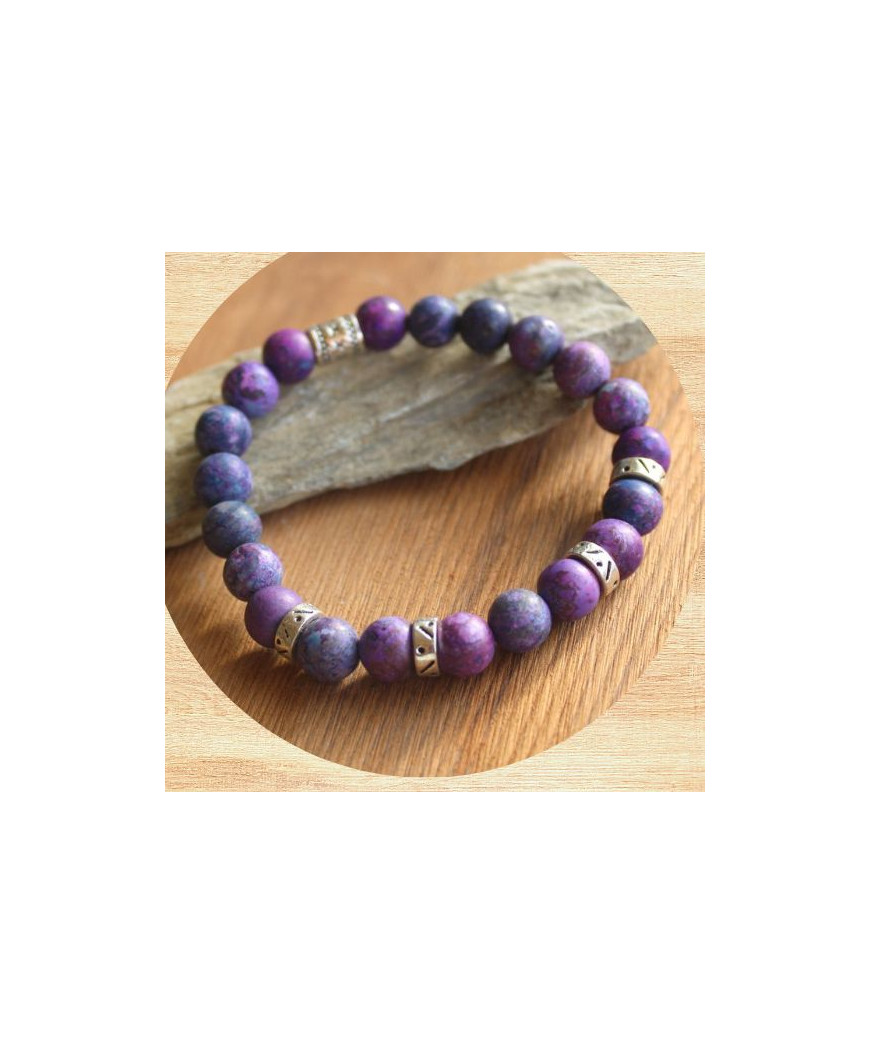 Bracelet Arbre de vie Agate noire