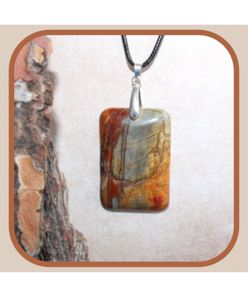 Pendentif Jaspe Picasso