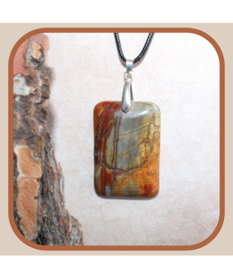 Pendentif Jaspe Picasso