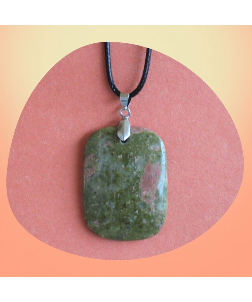 Pendentif en Unakite