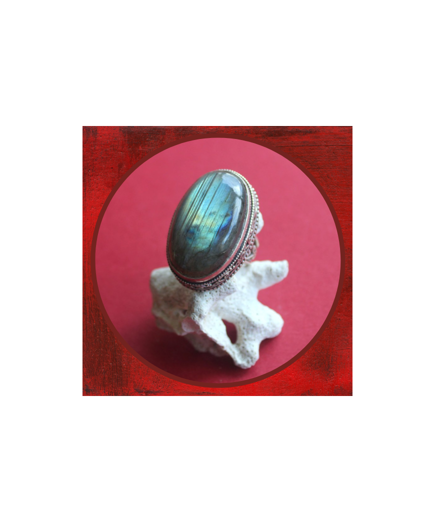Bague en Labradorite