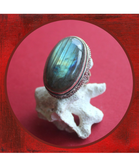 Bague en Labradorite