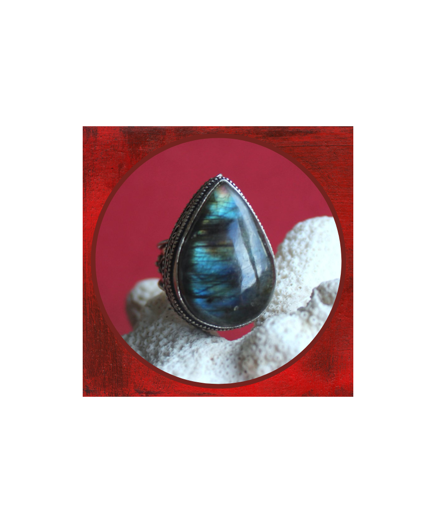 Bague en Labradorite