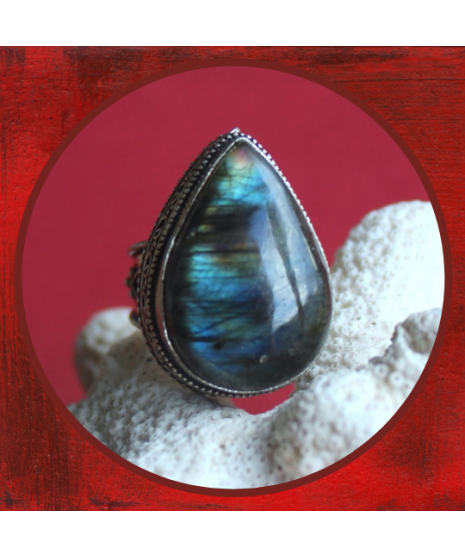 Bague en Labradorite