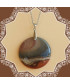 Pendentif en Jaspe polychrome