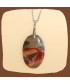 Pendentif en Jaspe polychrome