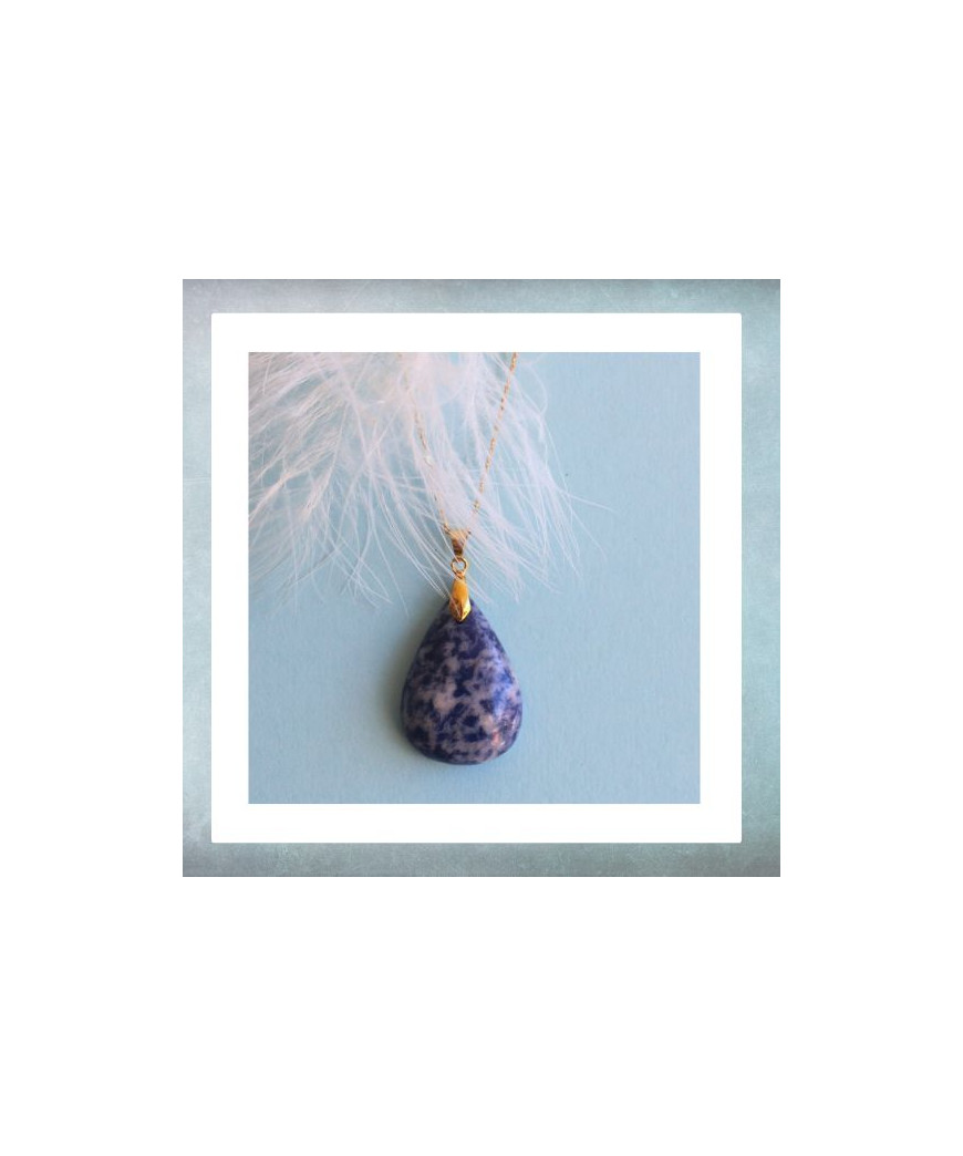 Pendentif en Sodalite
