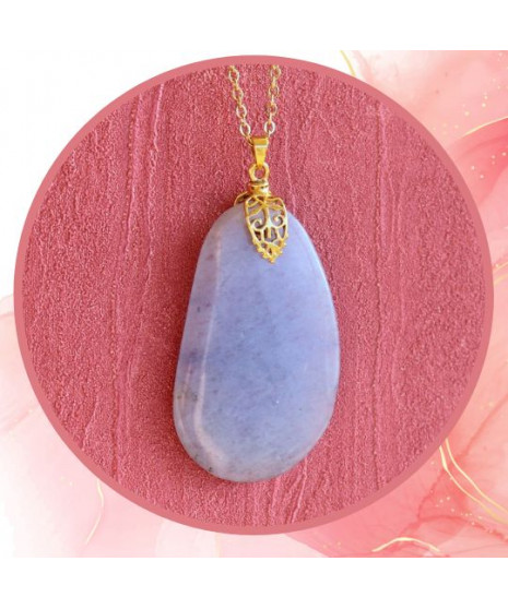 Pendentif en Dumortiérite